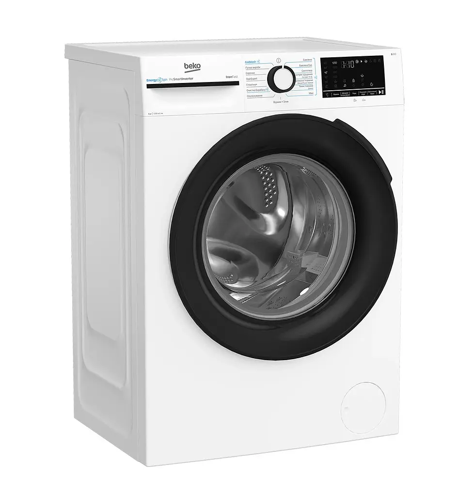 Пральна машина Beko BM3WFU46245WB (6 кг, інвертор, чорн. люк) - фото 3