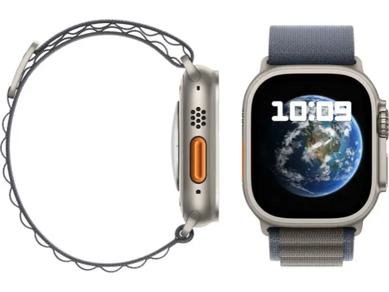 Смарт-годинник Apple Watch Ultra 2 GPS + Cellular 49mm Titanium Case with Blue Alpine Loop - Large (MREQ3/MRFD3) - фото 3