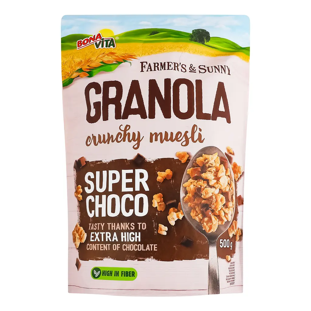 Гранола Bona Vita Super Choco Шоколад 500 г - фото 2