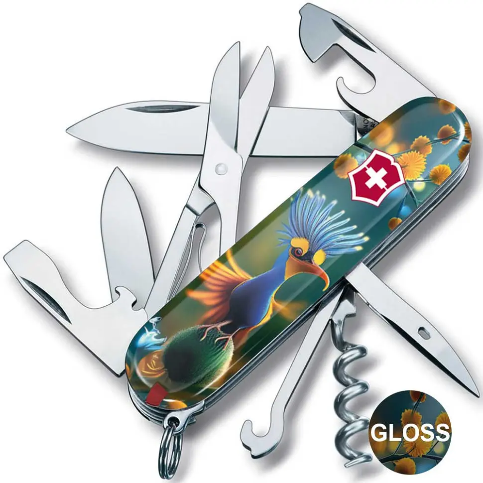 Складаний ніж Victorinox CLIMBER DESIGN Яскрава пташка - фото 2
