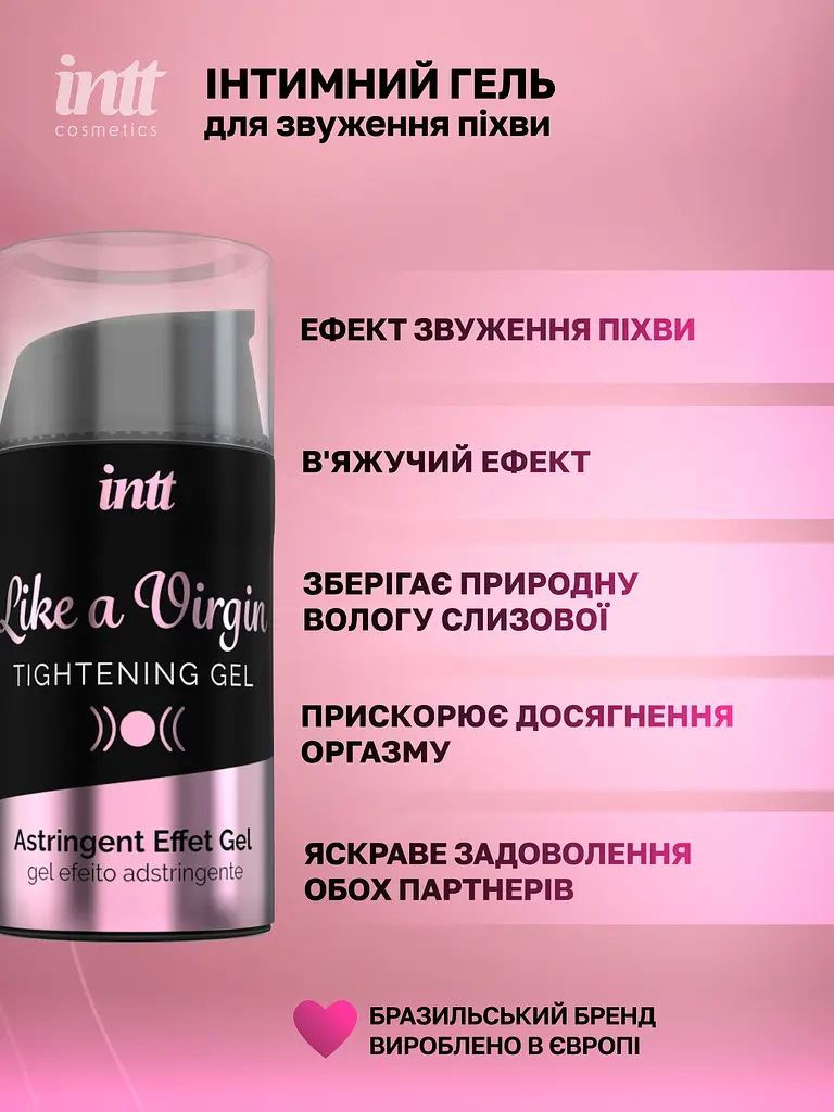 Гель для звуження піхви Intt Like a Virgin Tightening, 15 мл - фото 5