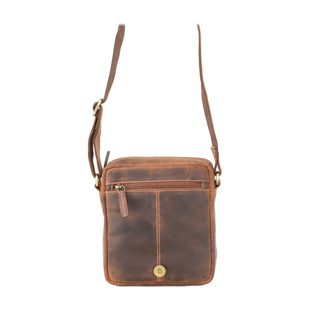 Сумка Visconti S7 Messenger Bag A5 Oil Tan (S7 OIL TAN) - фото 4