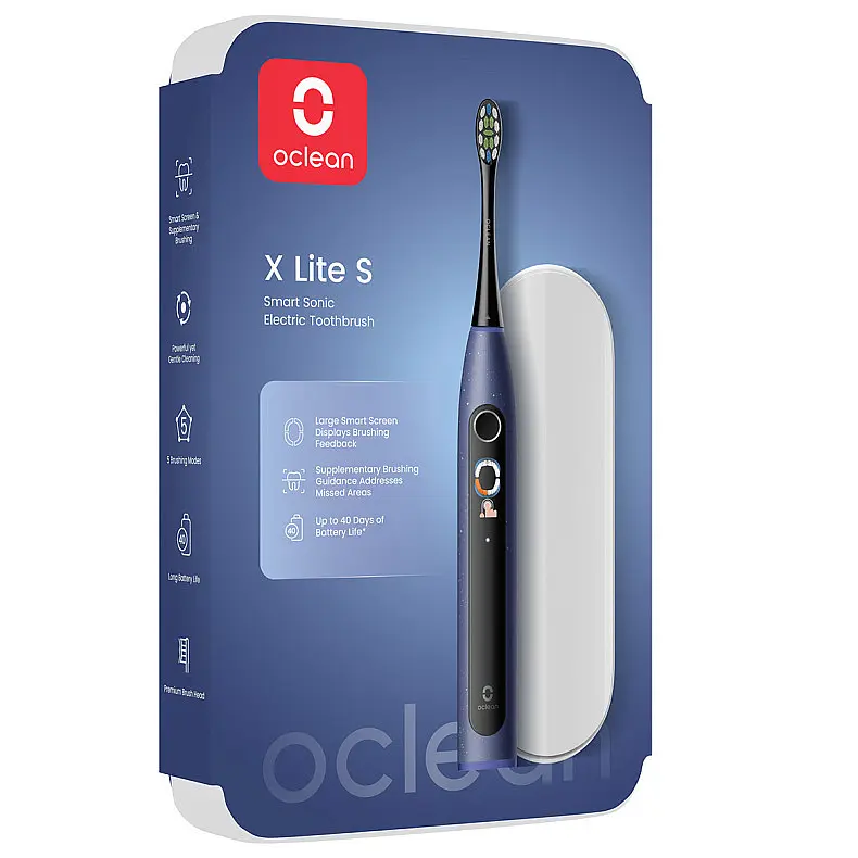 Электрическая зубная щетка Oclean X Lite Set Blue - фото 3