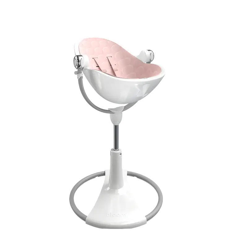Стульчик для кормления Bloom Fresco White/Blush pink (E10535-W\U10543-P) - фото 3