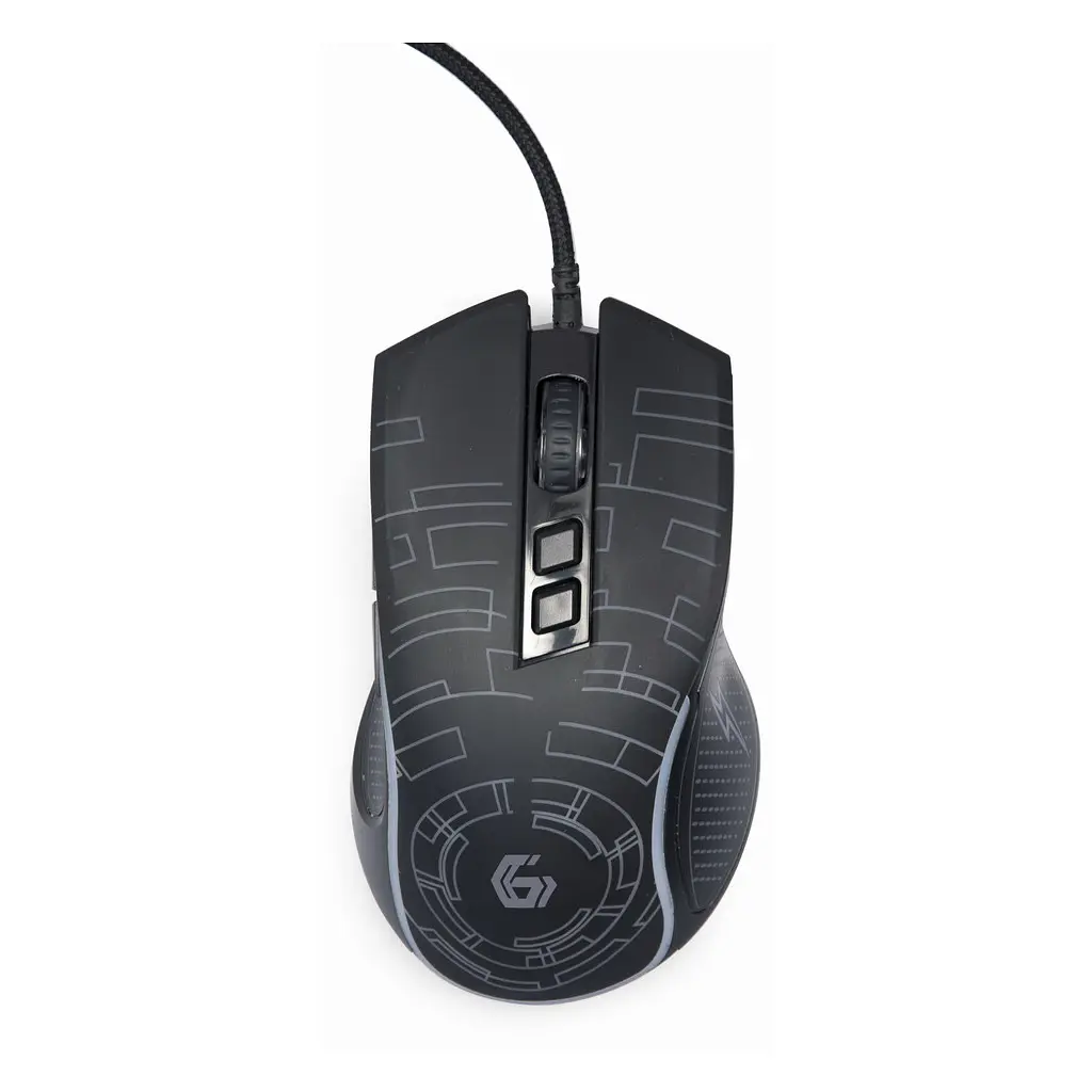 Мишка Gembird MUSG-RGB-01 USB Black (MUSG-RGB-01) - фото 4
