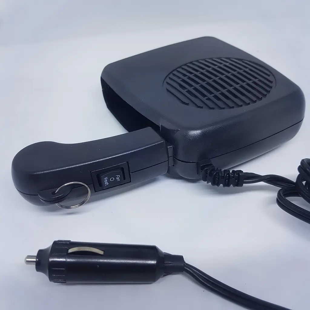 Авто обігрівач салону пічка дуйка Фен від прикурювача 12В 150W Car Fann 703 чорний - фото 6
