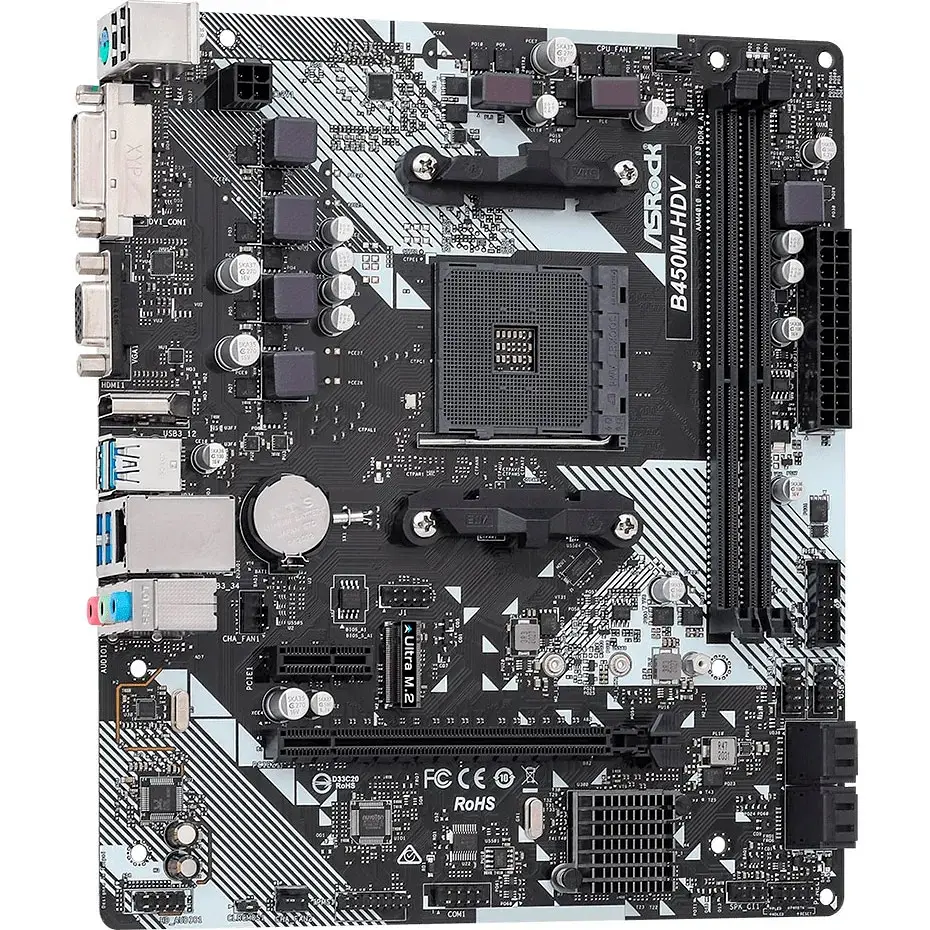 Материнська плата ASRock B450M-HDV R4.0 [93682] - фото 2