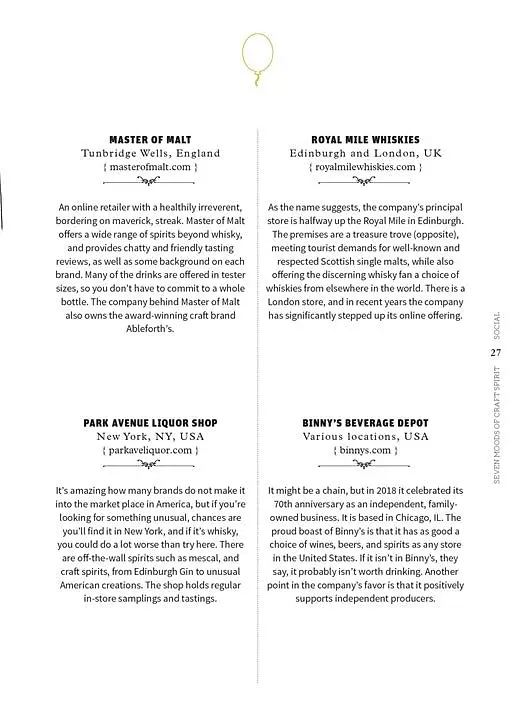 The Seven Moods of Craft Spirits. 350 Great Craft Spirits from Around the World - фото 3