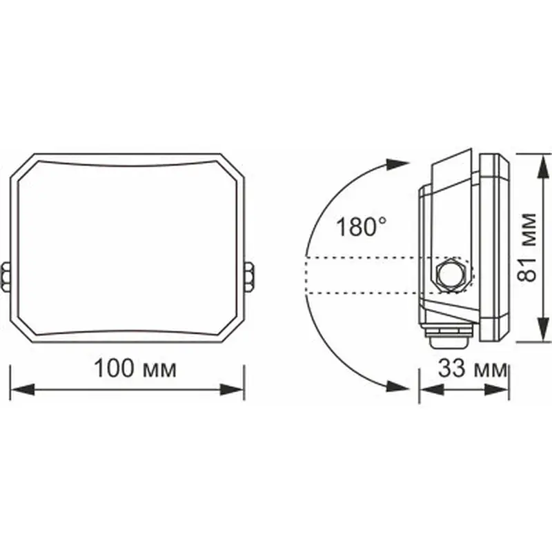 Прожектор Videx VLE-F3-0205B - фото 4