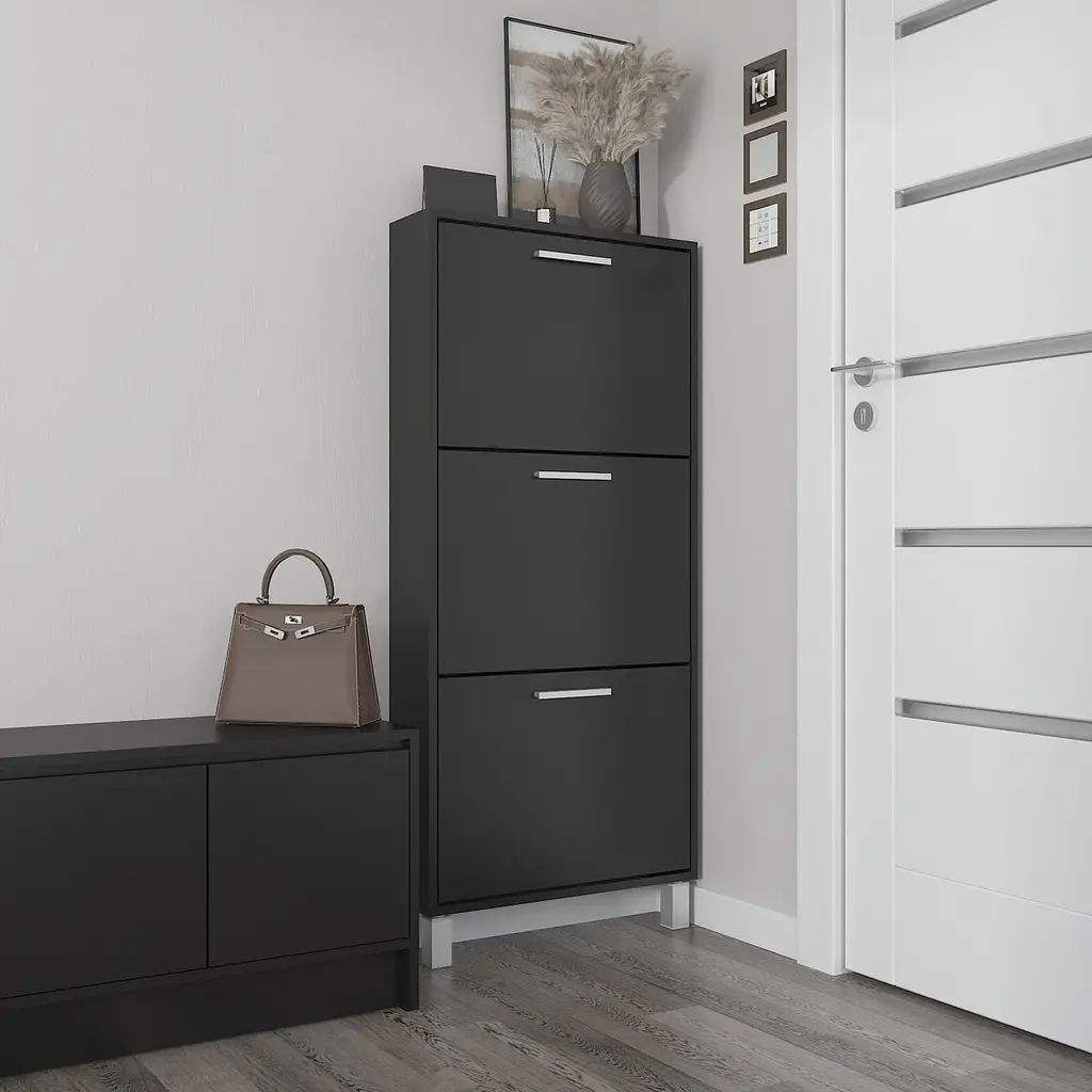 Полиця для взуття Flamecame підлогова з ДСП F-160 - фото 7