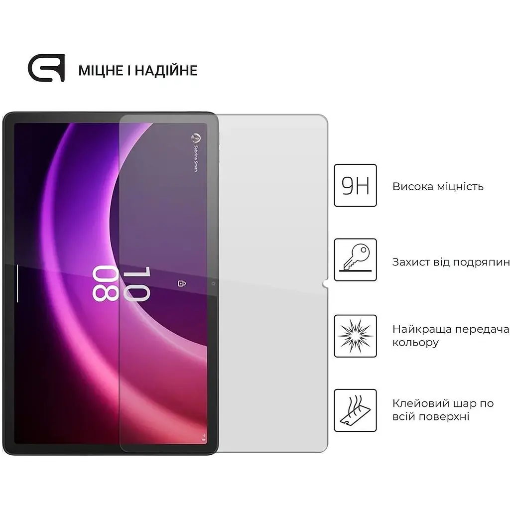 Защитное стекло для планшета Lenovo Tab P11 2nd Gen TB-350 FU с олеофобным покрытием - фото 2