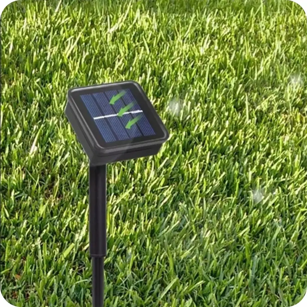 Гірлянда сонячна садова SunLamp Krumad 50 LED IP65, 7 м тепле світло водостійка для саду, балкону, тераси - фото 7