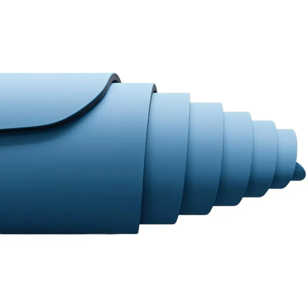 Фитнес-коврик для йоги Hop-Sport PU HS-P005GM 183x68 см темно-синий - фото 4