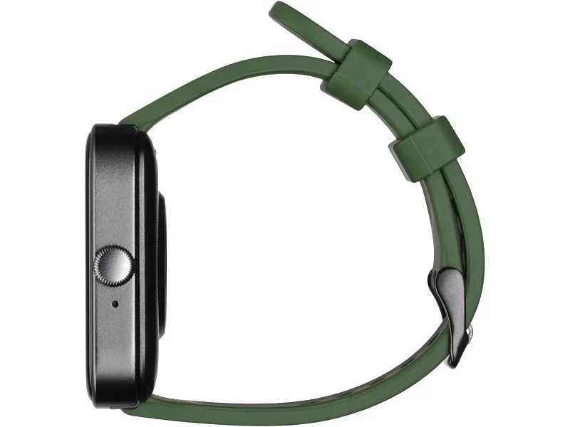 Смарт-годинник 2E Alpha SQ Music Edition 46mm Black-Green + сірий ремінець (CWW40BKGN-WS) - фото 5