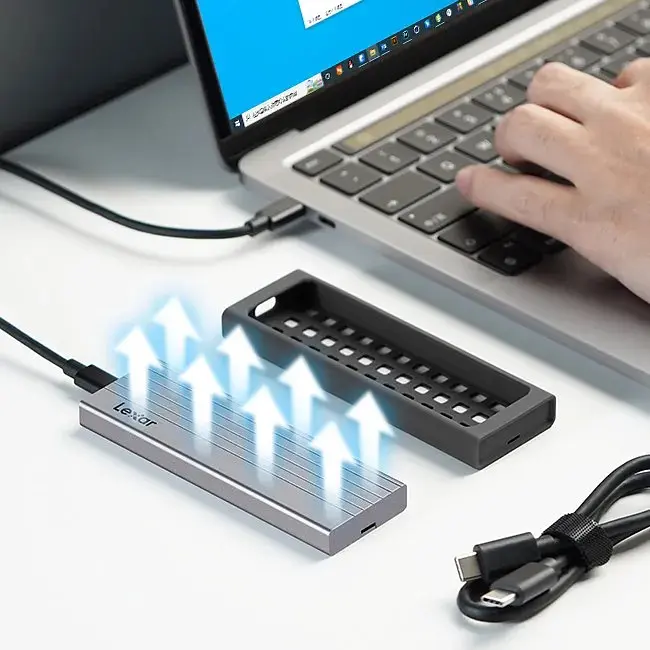 Зовнішня кишеня для SSD Lexar E6 M.2 SSD Enclosure LPAE06N-RNBNG [118485] - фото 10