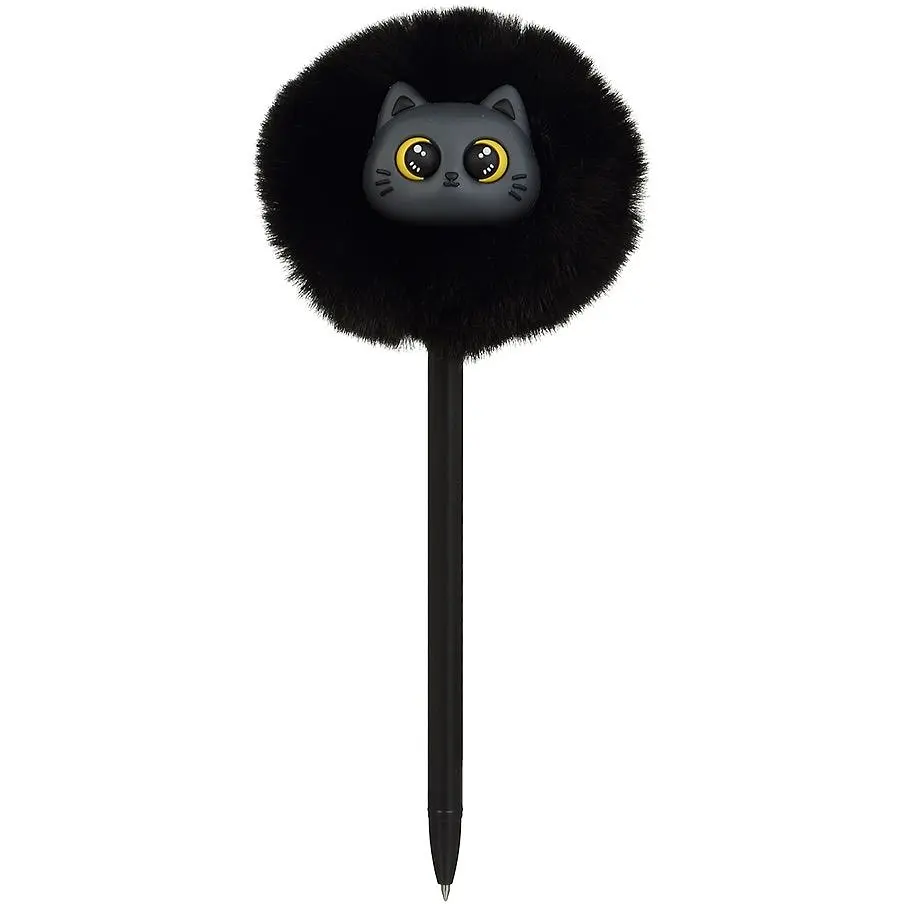 Ручка шариковая ZiBi Fluffy Big Cat 0.7 мм синяя (ZB.2021) - фото 4