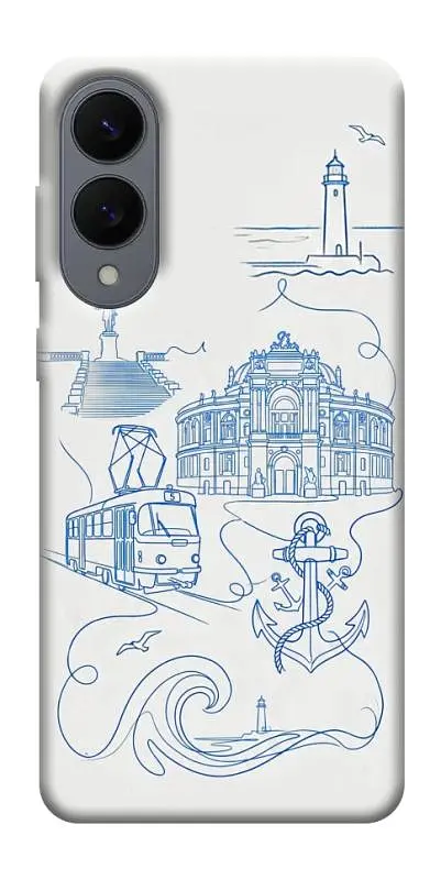 TPU чохол Demsky Southern pearl для Samsung Galaxy S25 Edge