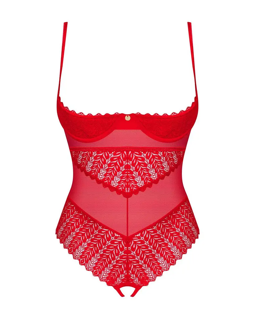 Боди Obsessive Ingridia crotchless teddy XS/S - фото 3
