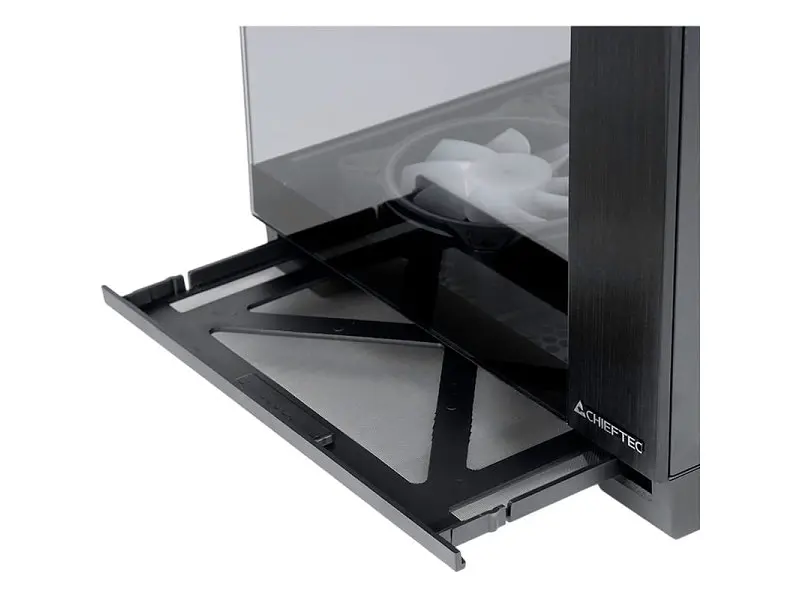 Корпус Chieftec VISIO Black (GM-30B-TG-OP) - фото 7