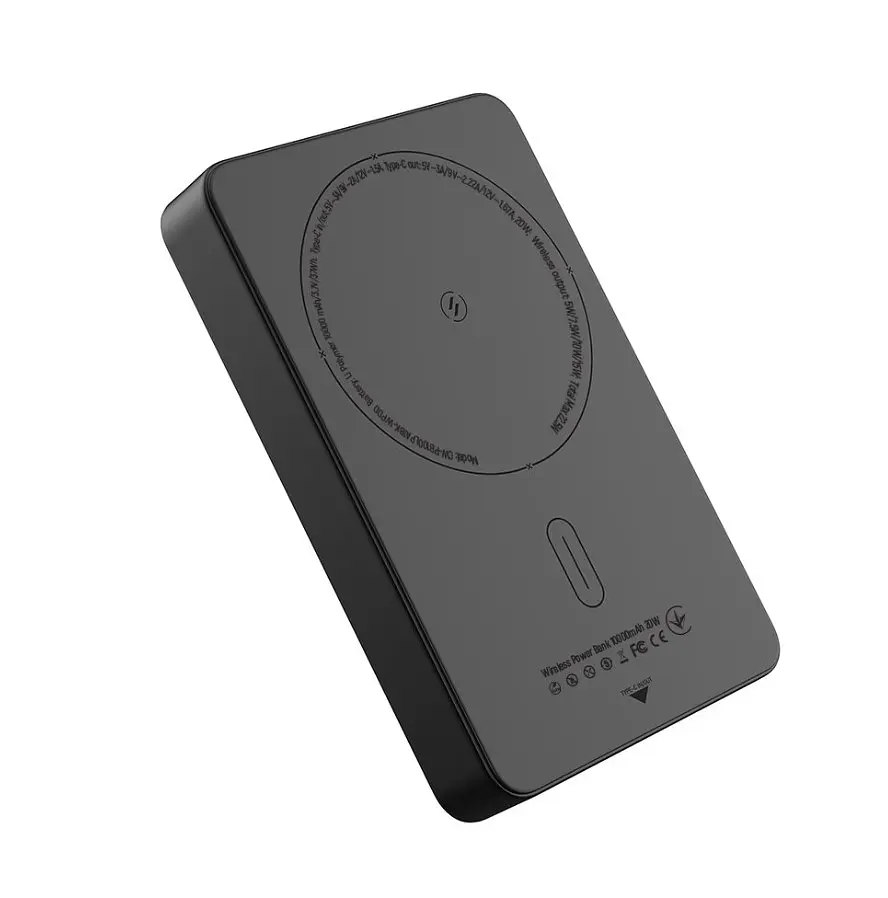 Повербанк Powerbank ColorWay PB-100LPA1BK-WPDD 10000mAh 15W MagSafe (USB-C PD 20W) Black - фото 2