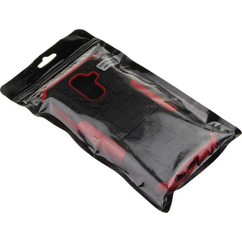 Чехол-накладка Toto Dazzle Kickstand 2 in 1 Case Samsung Galaxy A6+ 2018 Red - фото 2