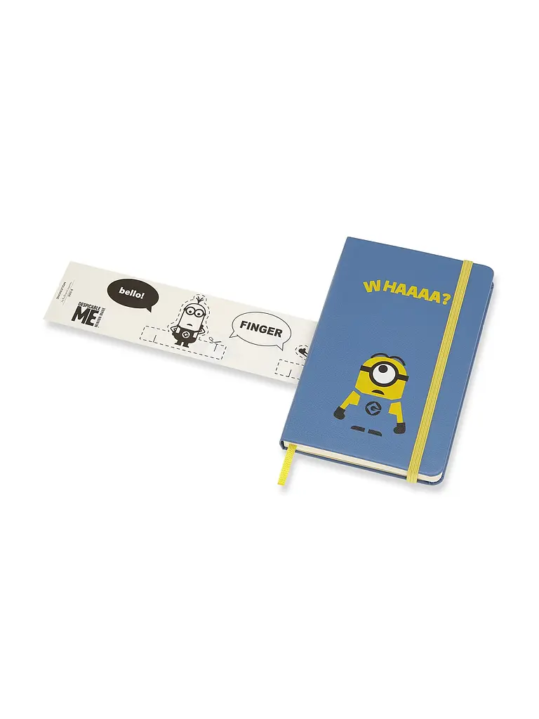 Блокнот Moleskine Minions кишеньковий у лінійку блакитний (LEMI01MM710B29) - фото 2