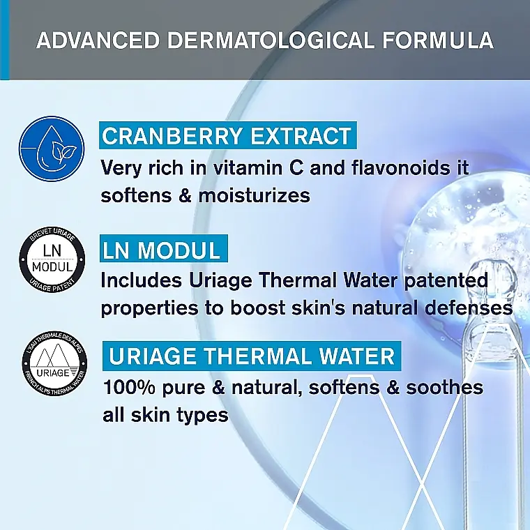 Мицеллярная термальная вода Uriage Thermal Micellar Water для нормальной и сухой кожи 250 мл - фото 7