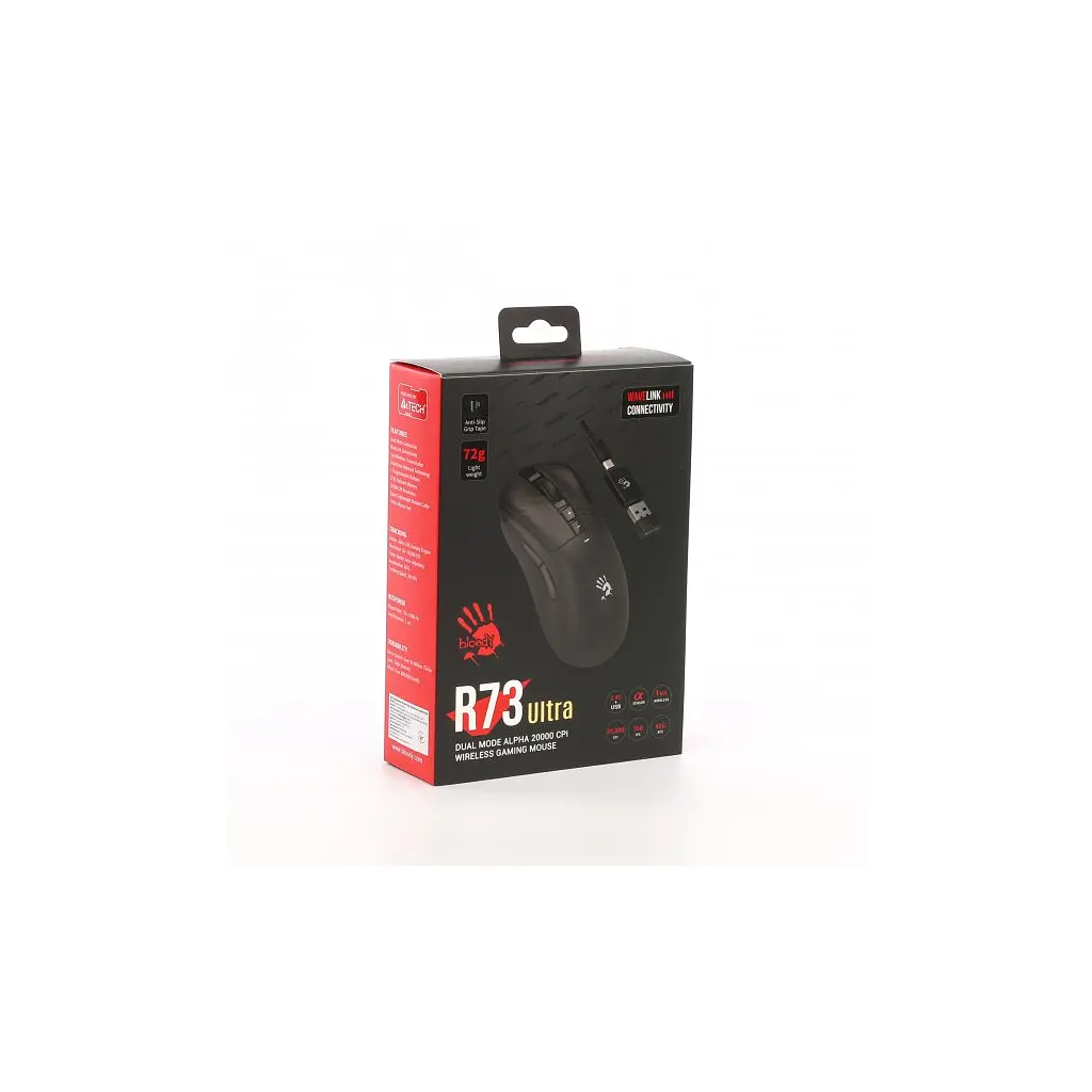 Мишка A4Tech Bloody R73 Ultra Wireless Black (4711421002349) - фото 12