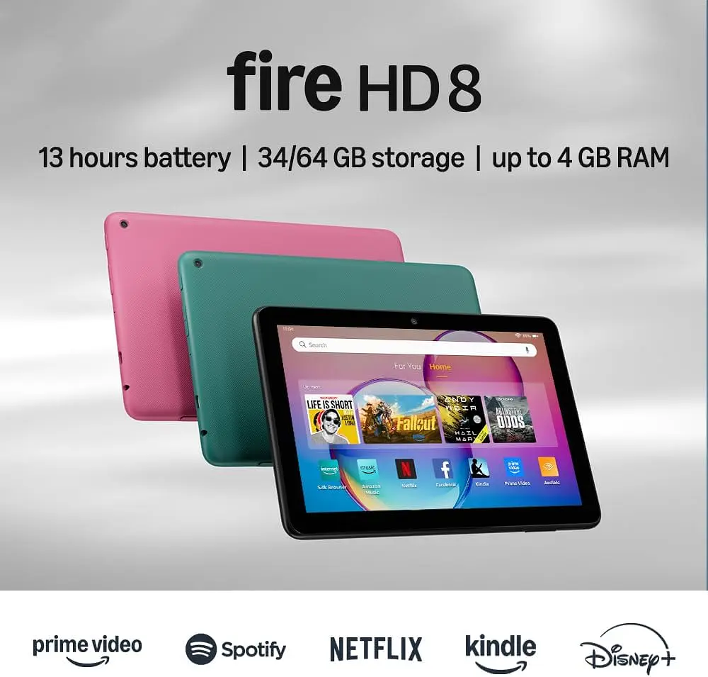 Планшет Amazon Fire HD 8 (12th Gen) (2024) 4/64GB Black_JP - фото 2