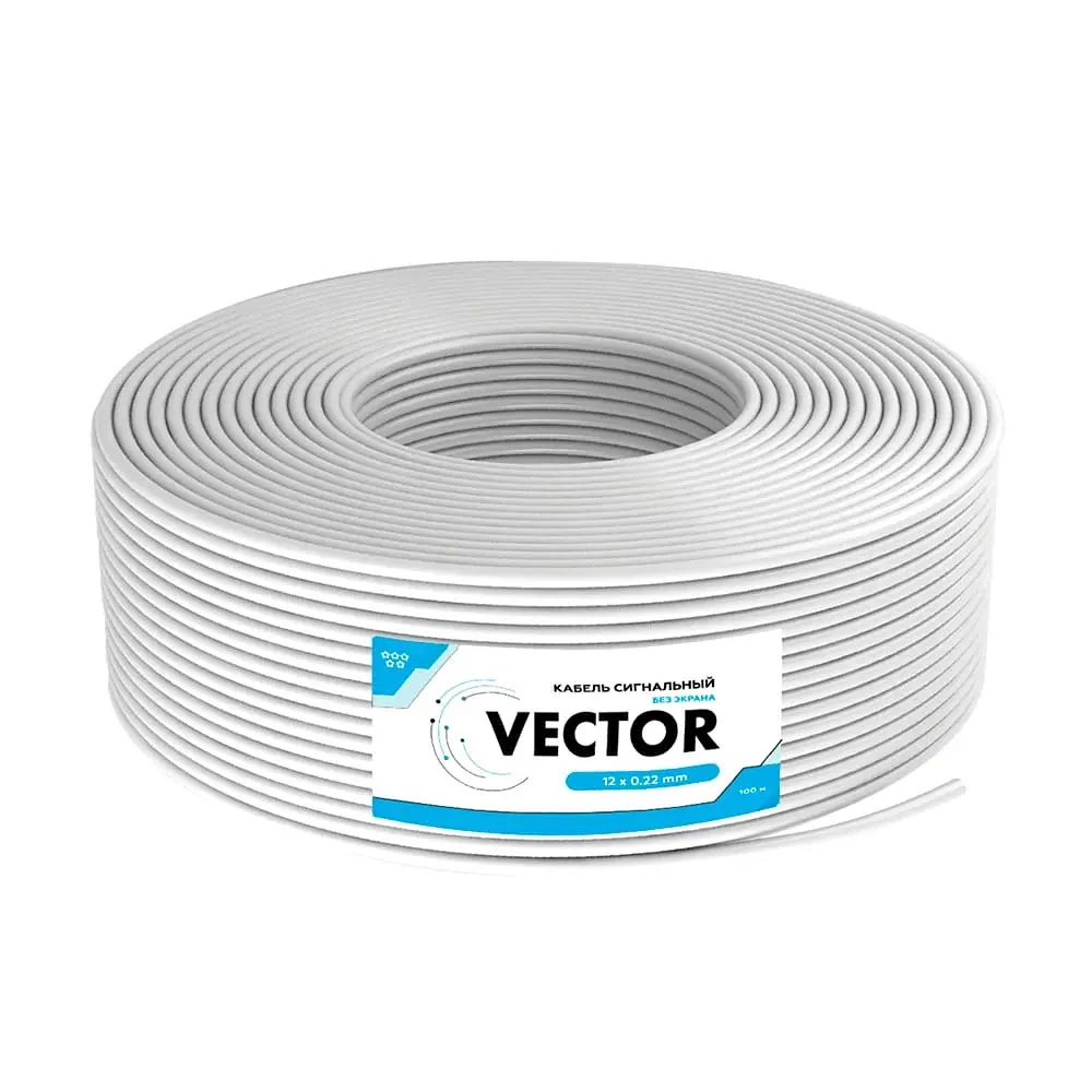 Кабель сигнальний Vector 12х0.22 CCA 100m (35-00005) - фото 2