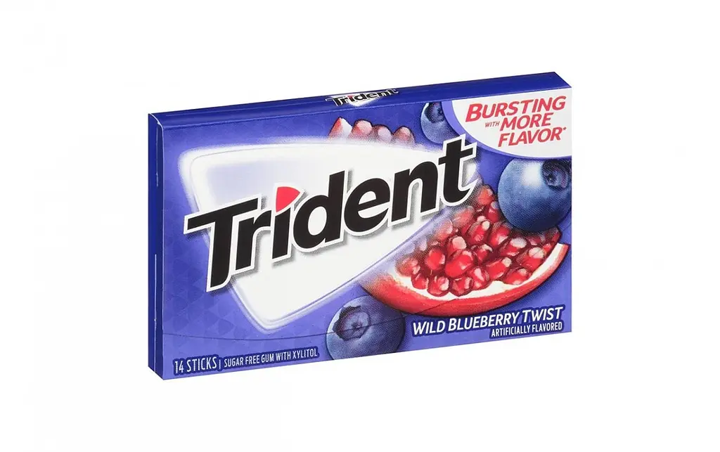 Жуйки Trident wild blueberry twist 14 sticks