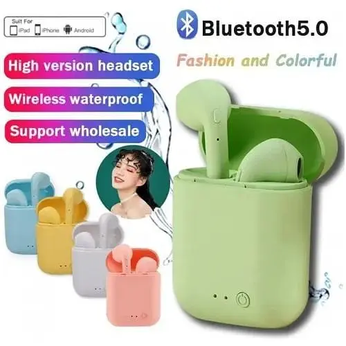 Бездротові навушники Hoco Gioio Mini-2 (i7mini) Bluetooth зелені - фото 5