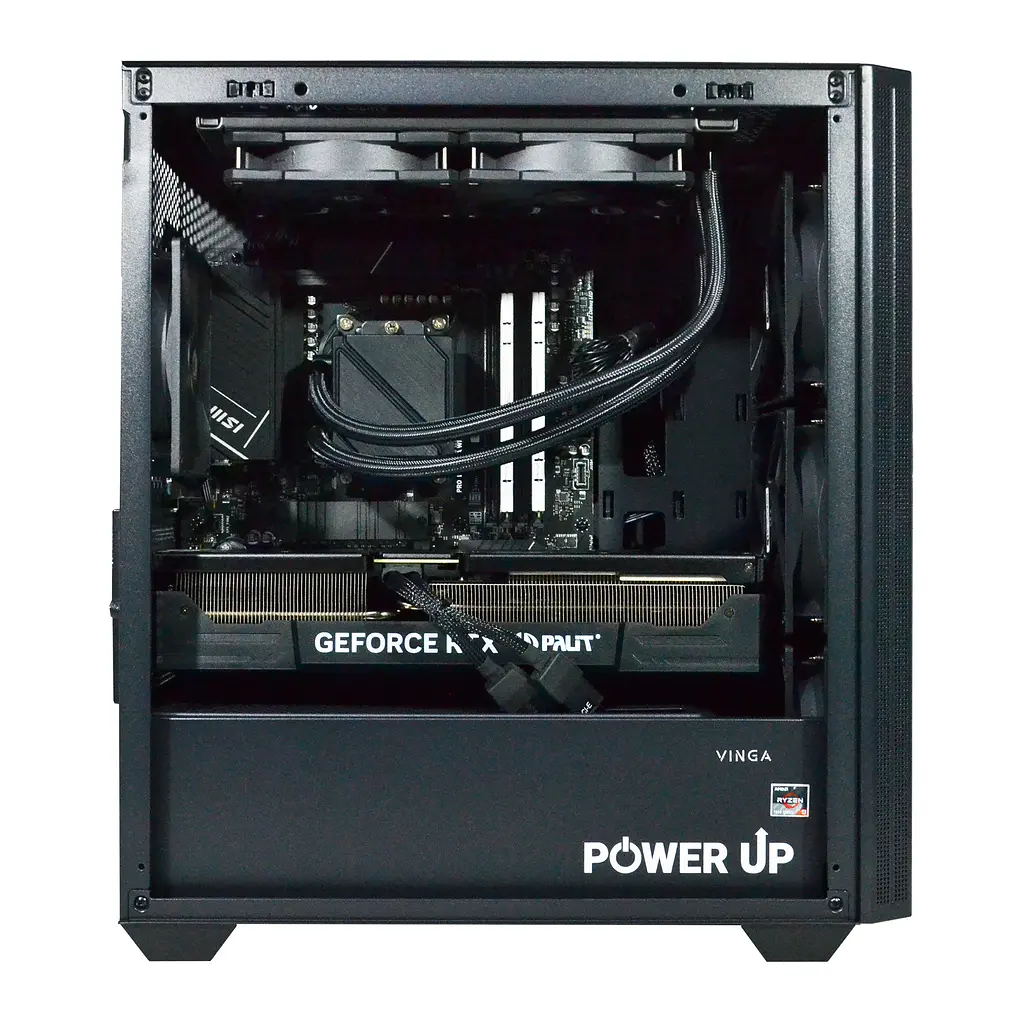 Робоча станція Power Up Desktop #568 Ryzen 9 7900x/64 GB/SSD 512 Gb/GeForce RTX 5080 16 Gb - фото 3