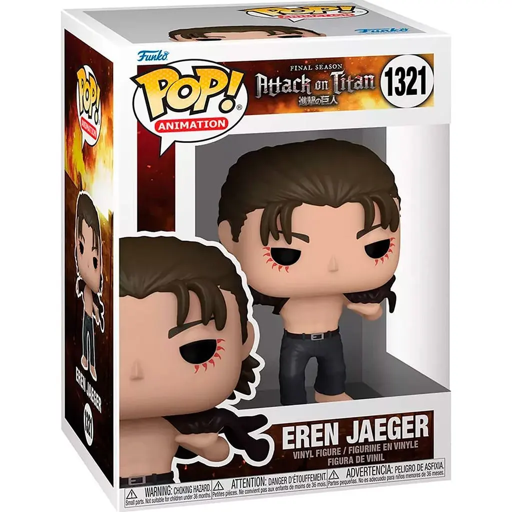 Фігурка Funko Pop! Attack on Titan: Ерен Йегер 9.6см (67926) [118198] - фото 3