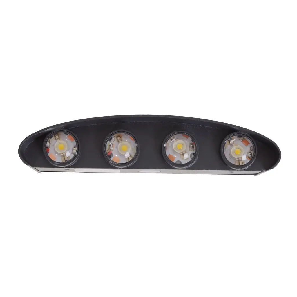 Підсвітка Brille LED фасадна IP65 AL-264/8х1W BK - фото 4