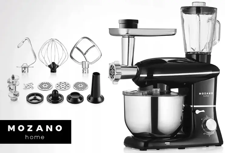 Кухонний комбайн Mozano планетарний Kitchen Assistant 6 в 1 3200 Вт чаша 6.2 л - фото 4