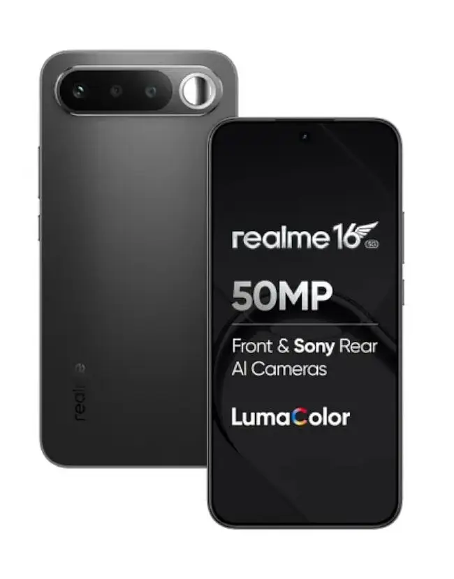 Смартфон Realme 16 5g 8/256gb black - фото 4