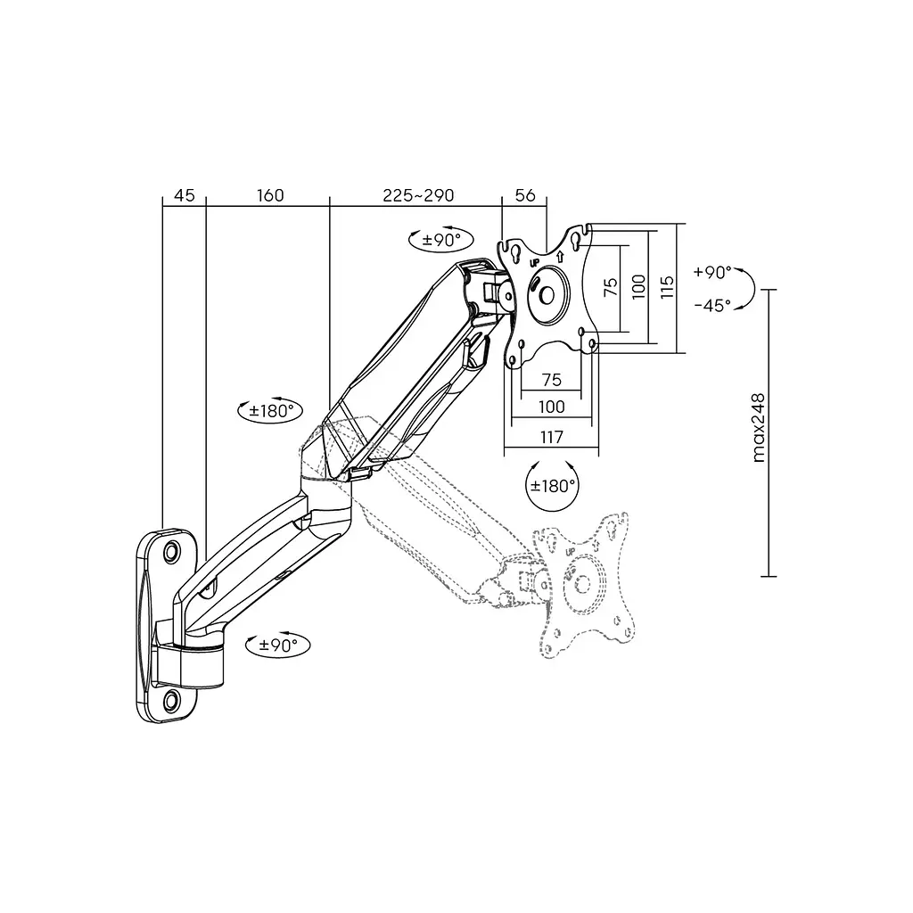 Кронштейн HiSmart HS083304 - фото 8