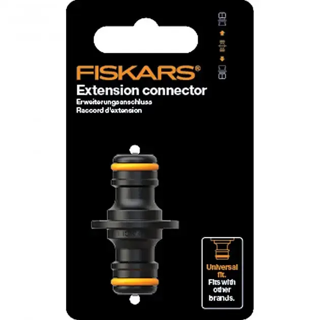 З'єднувальна муфта для шлангів Fiskars - 1/2", 3/4", 3/8" (1027068) - фото 3