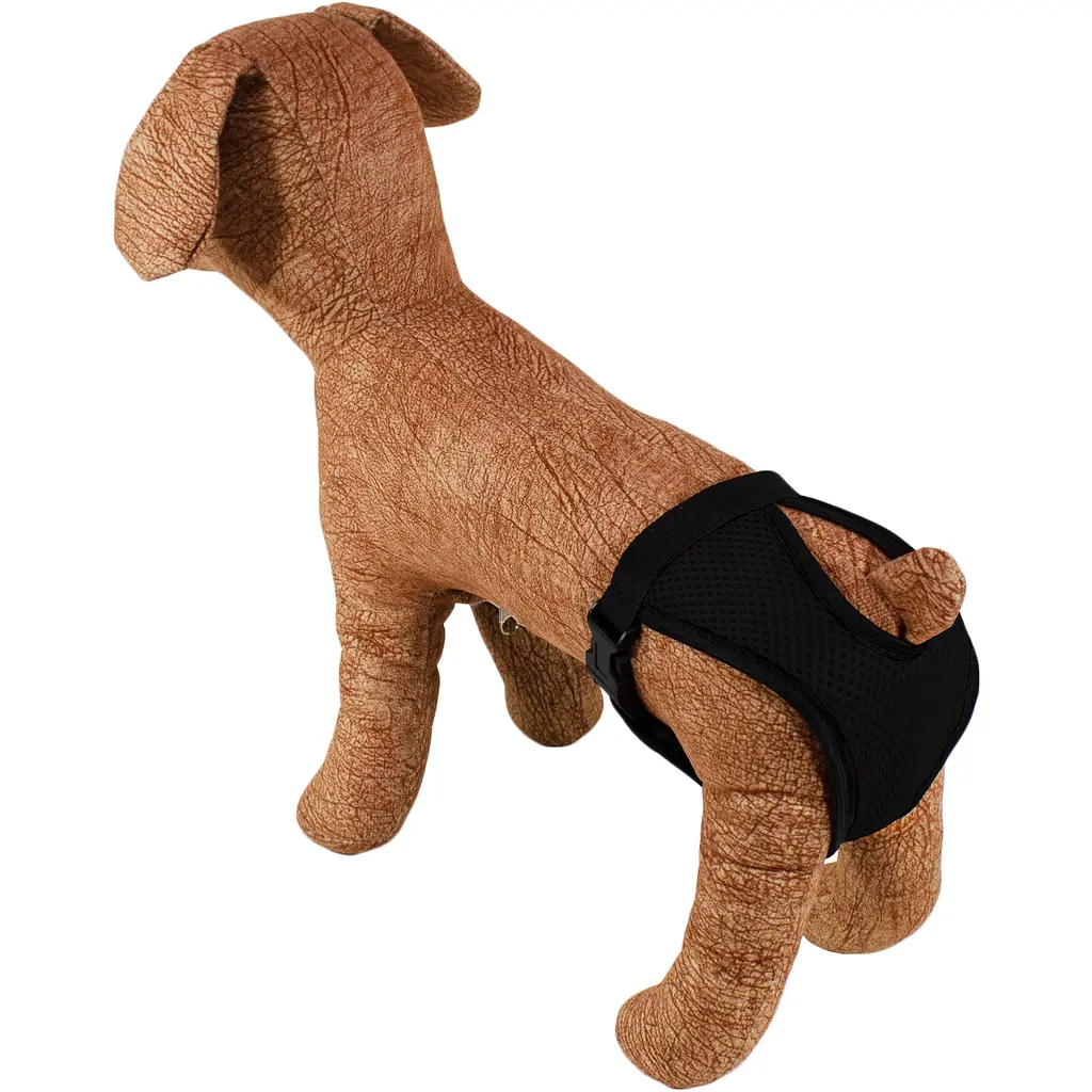 Труси гігієнічні для собак Lucky Pet XS 31-33 см чорні - фото 2