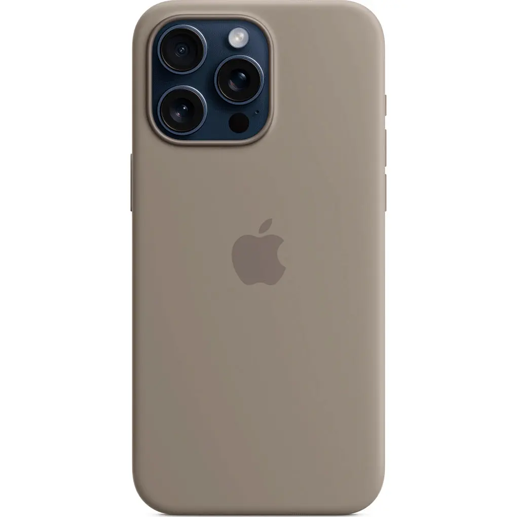 Чехол Silicone Case with MagSafe для Apple iPhone 15 Pro Max Clay AAA [93255] - фото 3