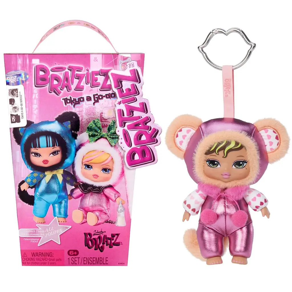 М’яка іграшка-сюрприз на підвісі BRATZ серії "Bratziez" — ТОКІО СТИЛЬ Bratz 256519