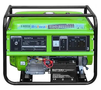 Бензиновий генератор Rolwal RB-J-GE-9000E - фото 3