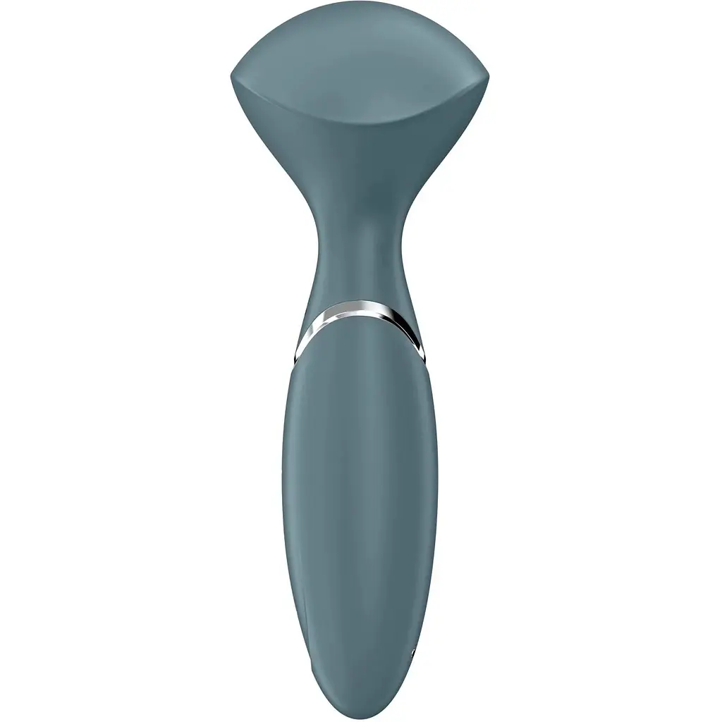 Вібромасажер Satisfyer Mini Wand-er Grey - фото 3