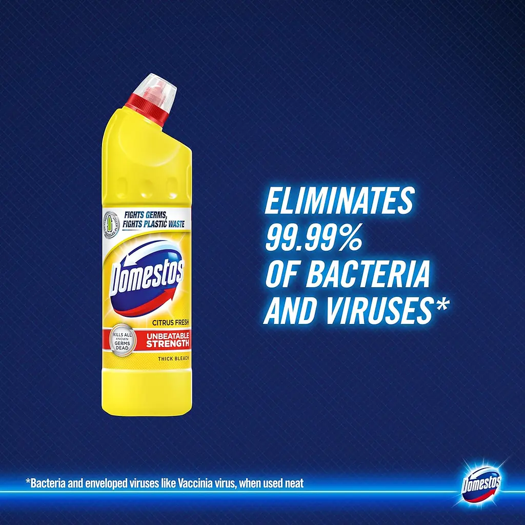 Засіб для чищення універсальний Domestos Lemon Freshness 750 мл - фото 2