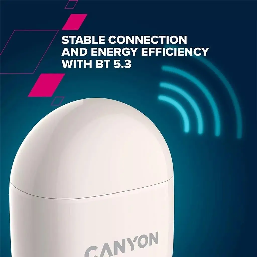 Навушники Canyon TWS headset TWS-6 Beige (CNS-TWS6BE) - фото 10