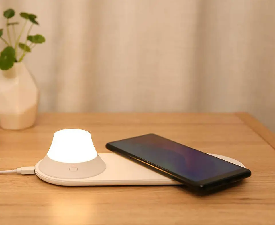 Нічник + бездротовий зарядний пристрій HuiZuo Wireless Charging Night Light (YLYD04YI, YLYD0401W0CN) - фото 3