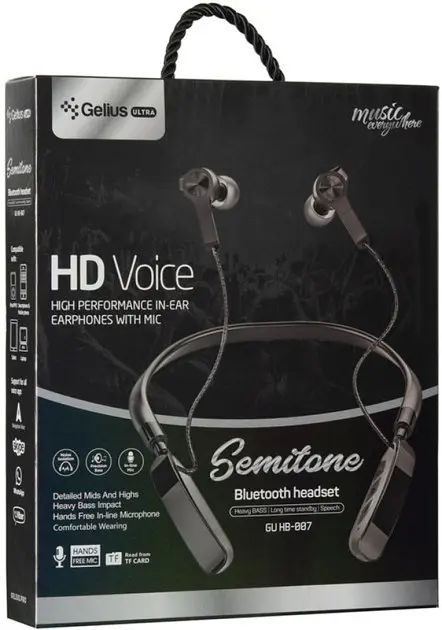 Бездротова гарнітура для спорту Bluetooth навушники Gelius Ultra SeXiaomitone GL-HB-007U Green - фото 4