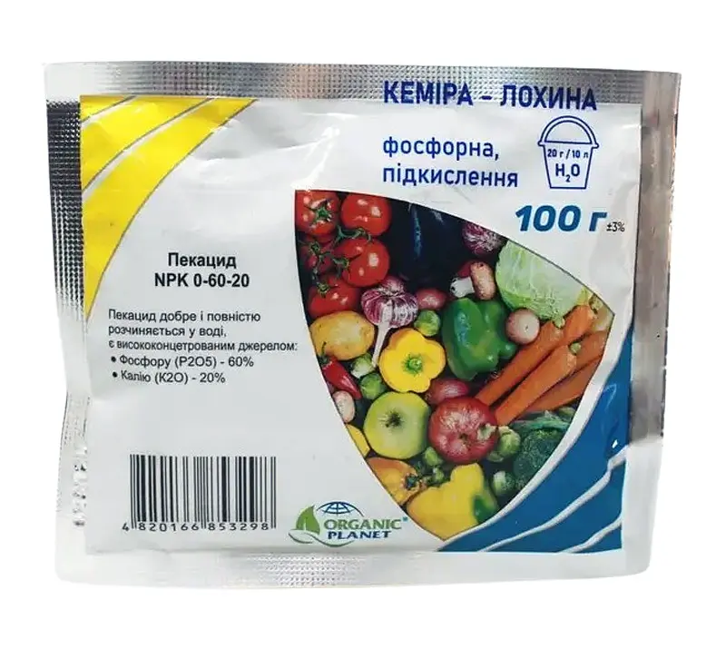 Пекацид NPK 0-60-20 (Pekacid Ізраїль) 100 г