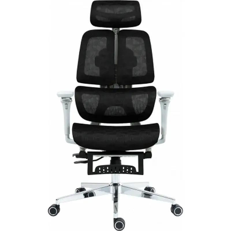 Офісне крісло GT Racer B-2450 White/Black - фото 2